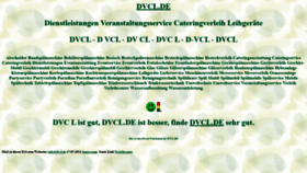 What Dvcl.de website looked like in 2022 (1 year ago)
