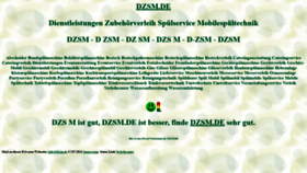 What Dzsm.de website looked like in 2022 (2 years ago)