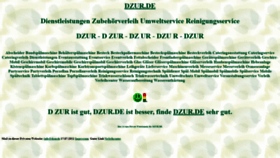 What Dzur.de website looked like in 2022 (1 year ago)