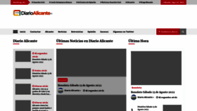 What Diarioalicante.es website looked like in 2022 (1 year ago)