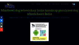 What Dogwheelchairsindia.com website looked like in 2022 (1 year ago)
