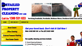 What Detailclean.com.au website looked like in 2011 (13 years ago)