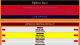 What Dpboss.buzz website looked like in 2022 (1 year ago)