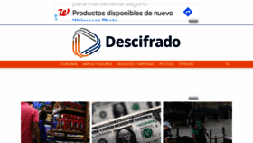 What Descifrado.com website looked like in 2022 (1 year ago)