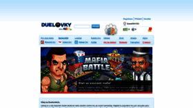 What Duelovky.cz website looked like in 2022 (1 year ago)