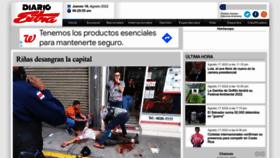 What Diarioextra.com website looked like in 2022 (1 year ago)