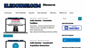 What Dlecourse.com website looked like in 2022 (1 year ago)