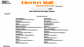 What Directorystaff.com website looked like in 2022 (1 year ago)