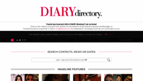 What Diarydirectory.com website looked like in 2022 (1 year ago)