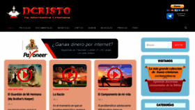 What Dcristo.org website looked like in 2022 (1 year ago)