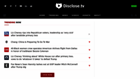 What Disclose.tv website looked like in 2022 (1 year ago)