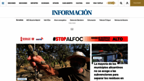 What Diarioinformacion.com website looked like in 2022 (1 year ago)