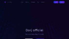 What Dorjofficial.com website looked like in 2022 (1 year ago)