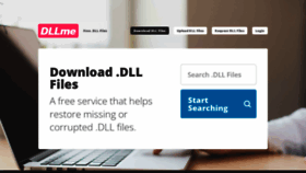 What Dllme.com website looked like in 2022 (1 year ago)