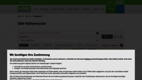 What Dav-huettensuche.de website looked like in 2022 (1 year ago)
