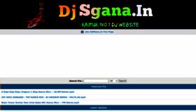 What Djsgana.in website looked like in 2022 (4 years ago)