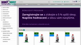 What Dobrebarvy.cz website looked like in 2022 (1 year ago)