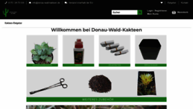 What Donau-wald-kakteen.de website looked like in 2022 (1 year ago)