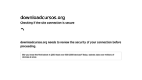 What Downloadcursos.org website looked like in 2022 (1 year ago)