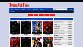 What Dramasubindo.co website looked like in 2022 (1 year ago)