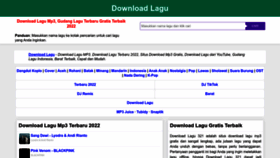 What Downloadlagu321.vip website looked like in 2022 (1 year ago)