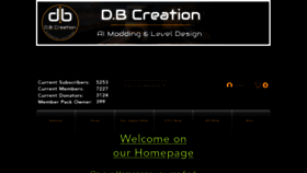 What Db-creation.net website looked like in 2022 (1 year ago)