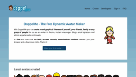 What Doppelme.com website looked like in 2022 (2 years ago)