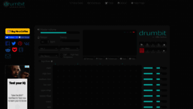 What Drumbit.app website looked like in 2022 (1 year ago)