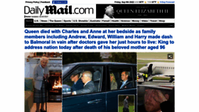 What Dailymail.co.uk website looked like in 2022 (1 year ago)