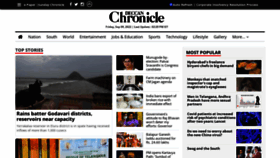 What Deccanchronicle.com website looked like in 2022 (1 year ago)