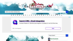 What Dreamencyclopedia.net website looked like in 2022 (1 year ago)