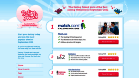 What Datingfriend.co.uk website looked like in 2022 (1 year ago)