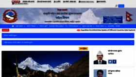 What Dot.gov.np website looked like in 2022 (1 year ago)