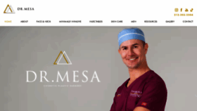 What Drmesa.com website looked like in 2022 (1 year ago)
