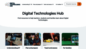 What Digitaltechnologieshub.edu.au website looked like in 2022 (1 year ago)