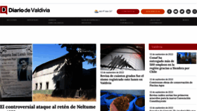 What Diariodevaldivia.cl website looked like in 2022 (1 year ago)