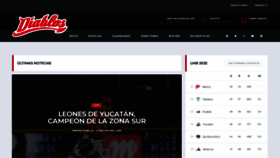 What Diablos.com.mx website looked like in 2022 (1 year ago)