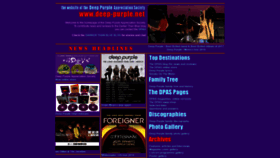 What Deep-purple.net website looked like in 2022 (2 years ago)