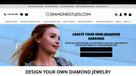 What Diamondstuds.com website looked like in 2022 (1 year ago)