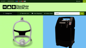 What Directhomemedical.com website looked like in 2022 (1 year ago)