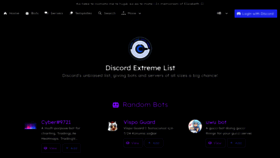 What Discordextremelist.xyz website looked like in 2022 (1 year ago)