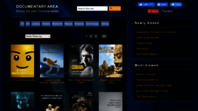 What Documentaryarea.tv website looked like in 2022 (1 year ago)