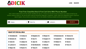 What Dicik.com website looked like in 2022 (1 year ago)
