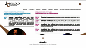 What Divadlokh.cz website looked like in 2022 (1 year ago)