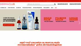 What Dermaclub.com.br website looked like in 2022 (1 year ago)