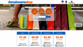 What Domainnameshop.com website looked like in 2022 (1 year ago)