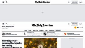What Dailyadvertiser.com.au website looked like in 2022 (1 year ago)