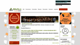 What Didactic.ro website looked like in 2022 (1 year ago)