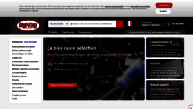 What Digikey.fr website looked like in 2022 (1 year ago)