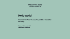 What Demo.projectopia.io website looked like in 2022 (1 year ago)